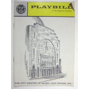 New York City Ballet Playbill Spring Season March 1961 City Center Diverimento